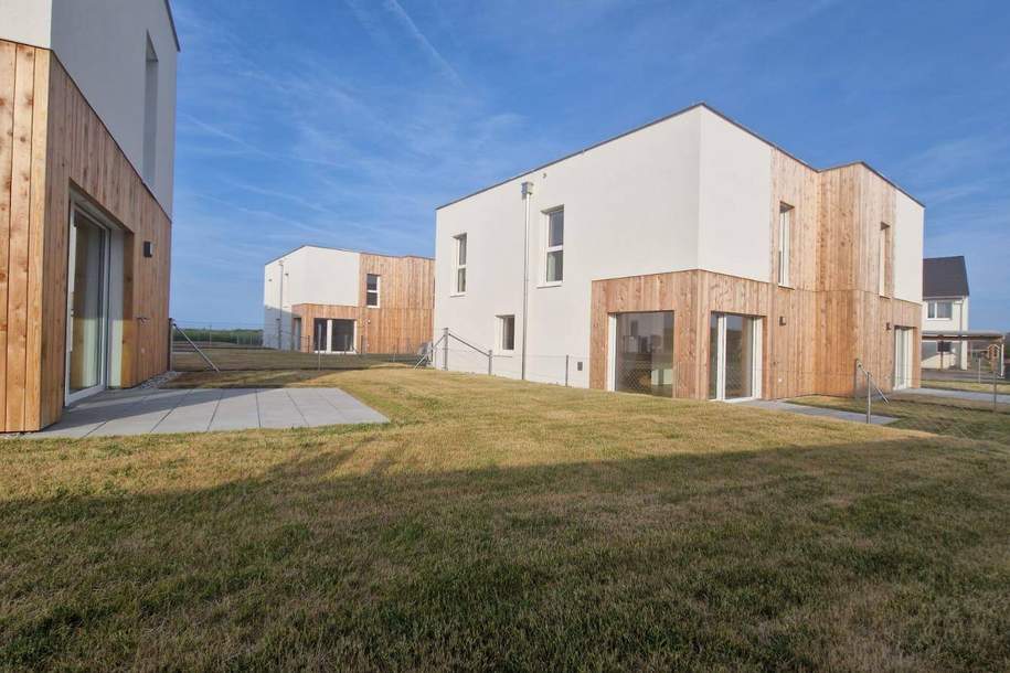 Bezugsfertig I Doppelhaushälfte I ca. 100m² Garten I Stellplätze vor der Tür I Luftwärmepumpe, Haus-miete, 1.518,99,€, 3591 Horn