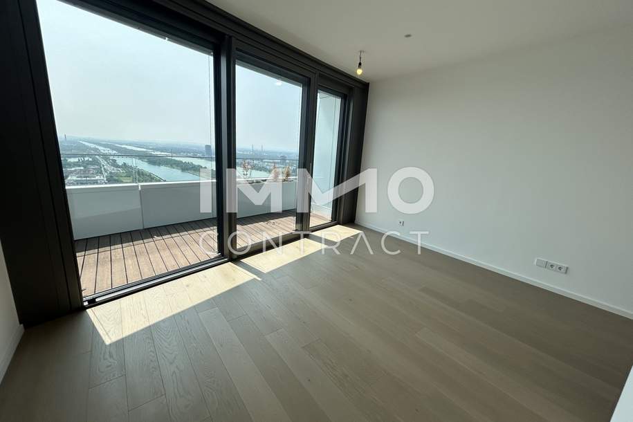 Wohnen auf höchstem Niveau mit freiem Blick auf die Donau! ERSTBEZUG!, Wohnung-miete, 1.438,64,€, 1220 Wien 22., Donaustadt