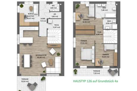 ++ NUR noch 6 HÄUSER ++ Exklusive DOPPELHAUSHÄLFTE, Haus-kauf, 474.000,€, 2353 Mödling