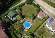 Baugrundstück mit Pool und Gartenoase in Unterwölbling