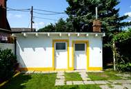 Seltene Gelegenheit - Simmeringer Kleingarten mit 221 m² Eigengrund – keine Pacht - ganzjähriges Wohnen erlaubt!