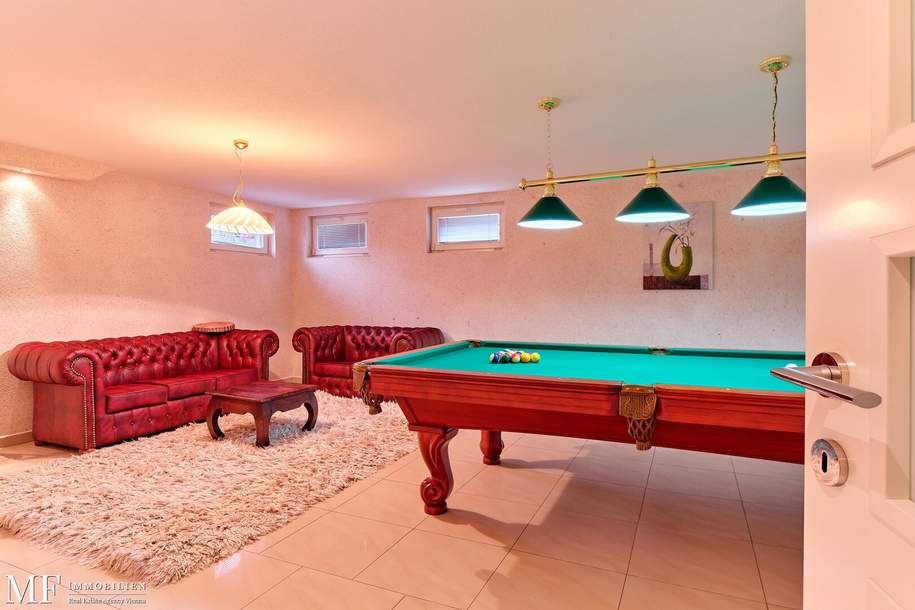 6 Zimmern, Pool, Klima Billiard, Haus-kauf, 749.000,€, 2230 Gänserndorf