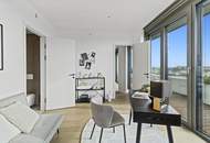 ++ Der WOLKENKRATZER an der DONAU ++ DREI Zimmer mit Skyline-View
