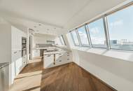 PANORAMA-Ebene über der Stadt! Dachgeschoß-Maisonette mit privater Außenfläche