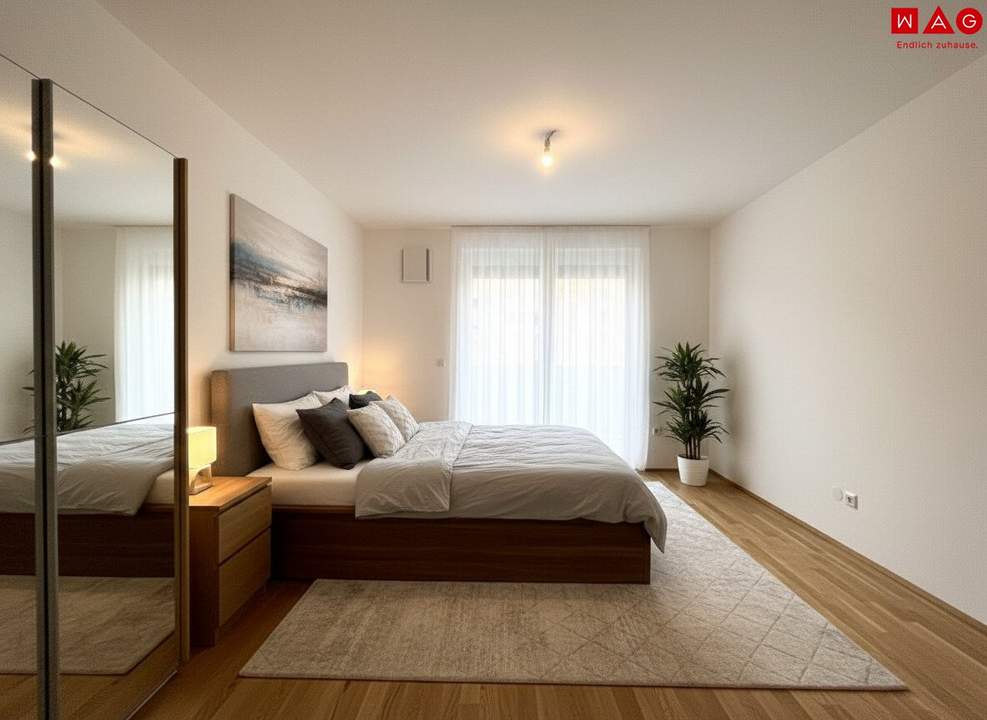 Mietwohnungen inkl. energiesparendem Klimasystem mit Wärmepumpenanlage, Deckenkühlung, Erdspeicher und Solaranlage am sicheren u. nachgefragten Bindermichl