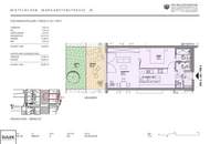 persönliche Ruheoase mitten in der Stadt: charmante Atelier-Wohnung mit Garten/Terrasse in der Margaretenstraße