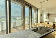 DANUBEFLATS - 45m2 Balkon inkl. Küche, Pool und Wellness Bereich - U1 vor der Türe! LUXUS LEBEN AM WASSER