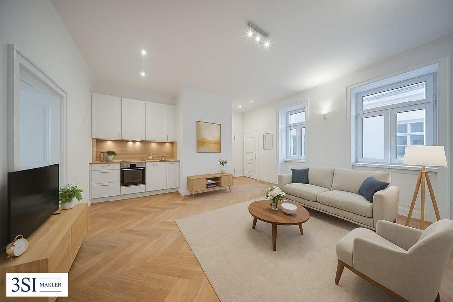 Kompakte Eleganz: Stilvoll sanierte Altbauwohnung in ruhiger Lage, Wohnung-kauf, 289.000,€, 1150 Wien 15., Rudolfsheim-Fünfhaus