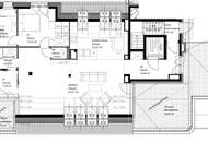 Exklusive Penthouse-Wohnung nahe Gersthof, mit Fernblick und zwei Terrassen