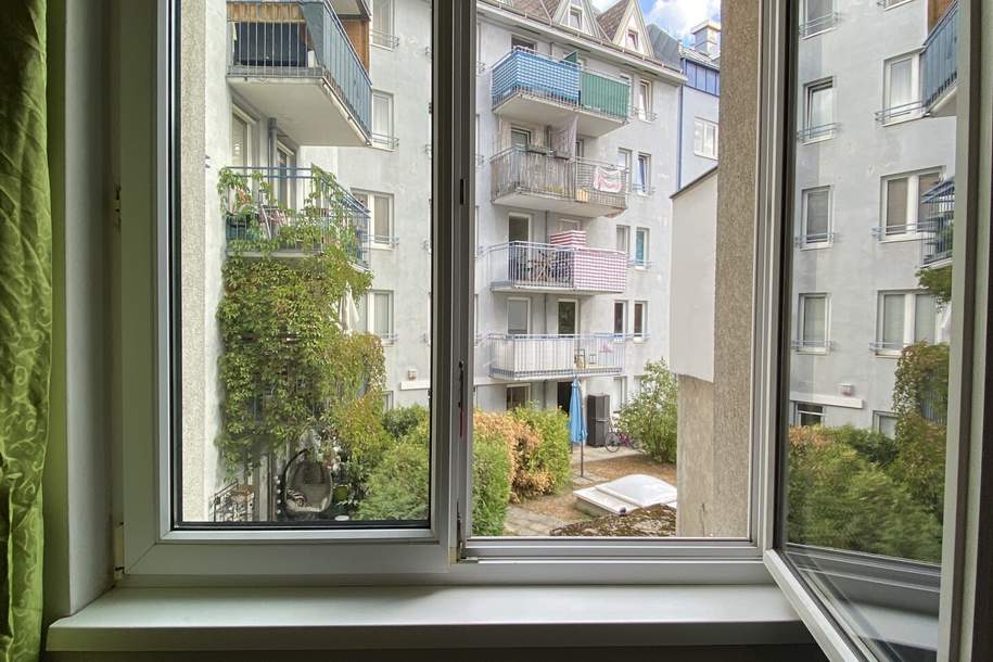 Hofseitige Balkon-Wohnung in Mariahilf | Bis 11/2028 befristet vermietet | top Rendite, Wohnung-kauf, 209.000,€, 1060 Wien 6., Mariahilf