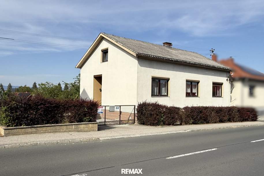 Zentrales Einfamilienhaus mit Nutzwasserbrunnen und eingezäunten Garten - Nähe dem Weinbaugebiet Csaterberg, Haus-kauf, 147.000,€, 7512 Oberwart