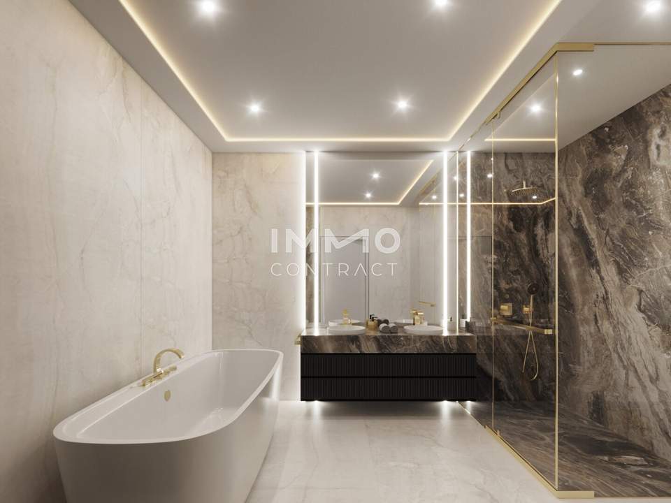 Villa Chimani: Luxuswohnung mit 180m2 privatem Grünparadies inkl. Pool - wo architektonisches Erbe auf modernen Luxus trifft