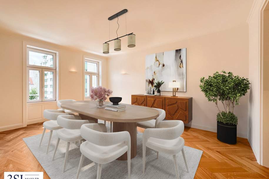 Wunderschöne Stilaltbauwohnung in zentraler Wiedner Lage, Wohnung-kauf, 449.000,€, 1040 Wien 4., Wieden