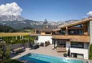 Alpiner Stil &amp; höchster Komfort: Chalet mit traumhaftem Bergblick &amp; Pool