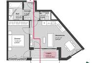 Moderne 2-Zimmer-Wohnung mit Balkon in 1050 Wien