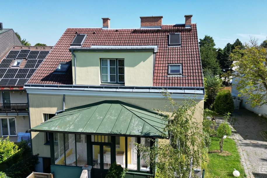 Dachgeschoss-Juwel in Altbauvilla mit parkähnlichem Eigengarten in Bestlage Wien-Mauer | ZELLMANN IMMOBILIEN, Wohnung-kauf, 850.000,€, 1230 Wien 23., Liesing