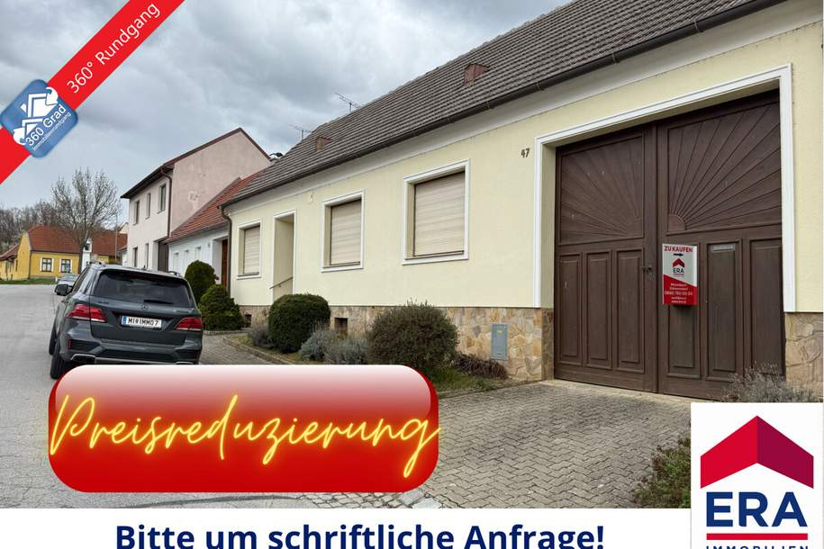 PREISREDUZIERUNG! Charmantes Bauernhaus mit großem Stadel in Katzelsdorf, Haus-kauf, 149.000,€, 2275 Mistelbach
