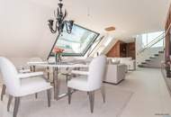 Exklusive Luxus-Dachgeschosswohnung mit ca. 60 m² Dachterrasse | voll möbliert | Smart Home | Garage | 1180 Wien