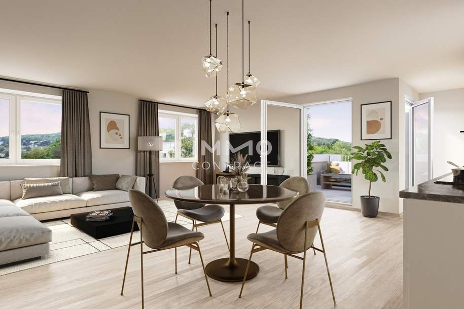 Familienwohnung mit Balkon in nachhaltigem Neubau in der Nähe zur U4!, Wohnung-kauf, 357.900,€, 1140 Wien 14., Penzing