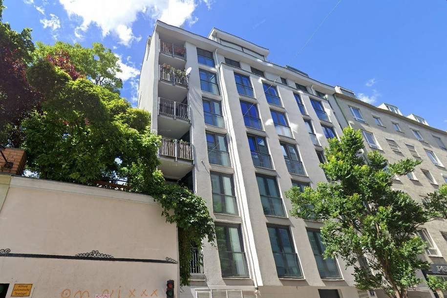 1060 - Helle Dachgeschosswohnung mit 2 Zimmern!, Wohnung-miete, 936,47,€, 1060 Wien 6., Mariahilf