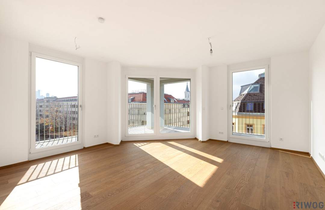 DACHGESCHOSS-ERSTBEZUG mit ca. 18 m² TERRASSE | TG-Stellplatz optional | Nachhaltiges Wohnbauprojekt