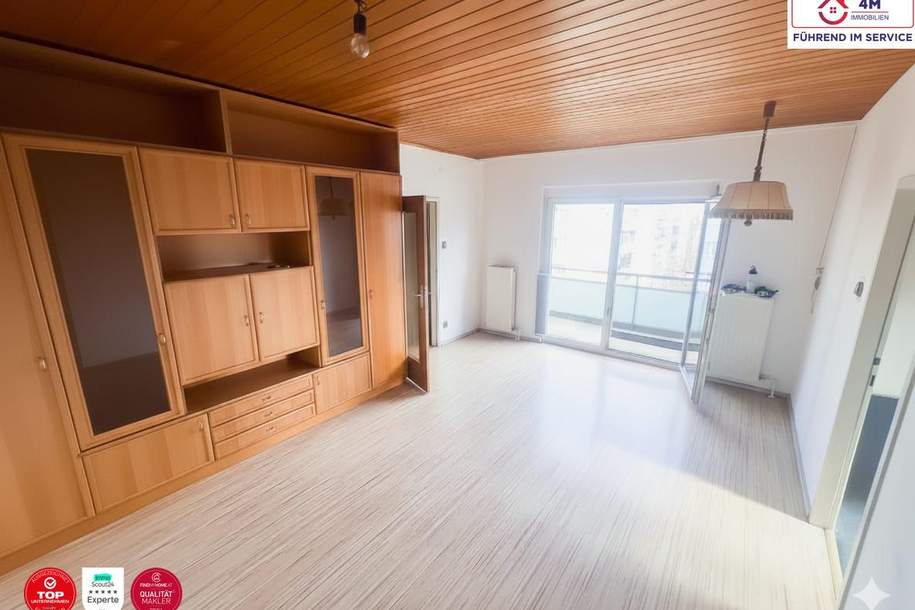 Lichtdurchflutete 2-Zimmer-Wohnung mit Balkon, Wohnung-kauf, 219.000,€, 1100 Wien 10., Favoriten