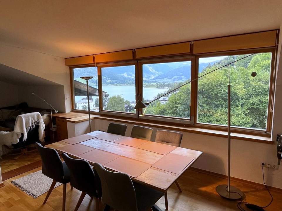 Möblierte 3-Zimmer-Ferienwohnung mit Seeblick in Zell am See zur Langzeitmiete