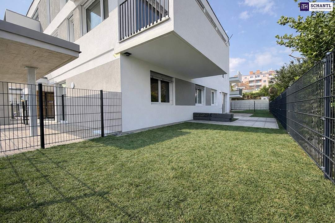 Fast Wien: Gartenwohnung in Schwechat bei Wien! Grün I Urban I Chic I Nachhaltig I Hochwertig I Ruhig!