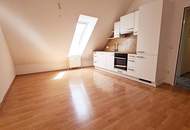 NEILREICHGASSE, sonnige 44 m2 Dachgeschoß, 2 Zimmer, Komplettküche, Duschbad, Parketten, Fernblick