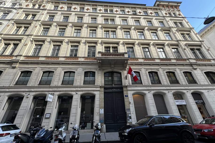 Bürofläche in historischem Gründerzeithaus in bester Lage!, Gewerbeobjekt-miete, 23,00,€, 1010 Wien 1., Innere Stadt