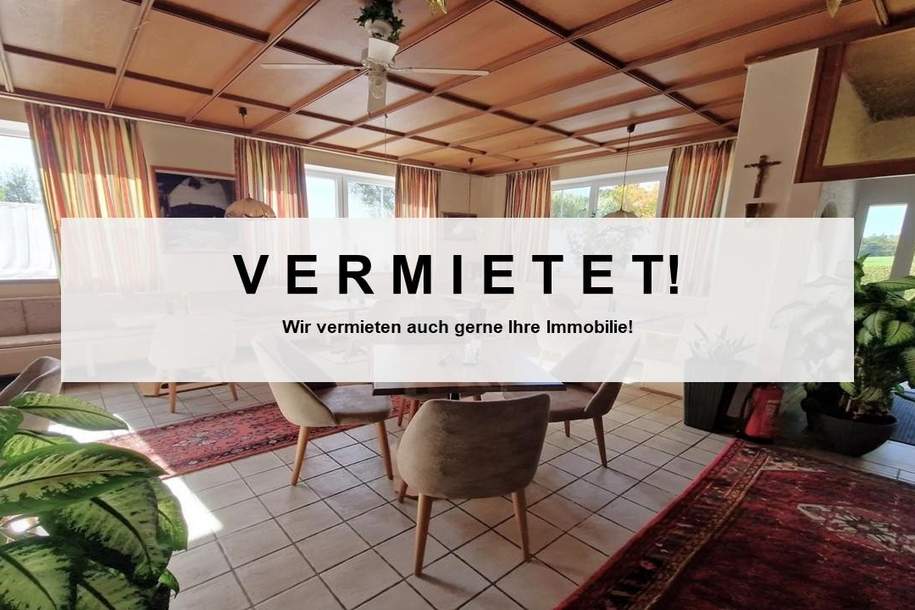 VERMIETET - Elixhausen: Alteingesessene Gastronomie mit sonnigem Gastgarten, Gewerbeobjekt-legalform.pacht, 2.951,40,€, 5161 Salzburg-Umgebung