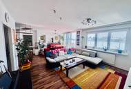 GROßZÜGIGE 5-ZIMMER TERRASSENWOHNUNG MIT 160 m² NUTZFLÄCHE, TIEFGARAGENPLATZ UND FERNBLICK