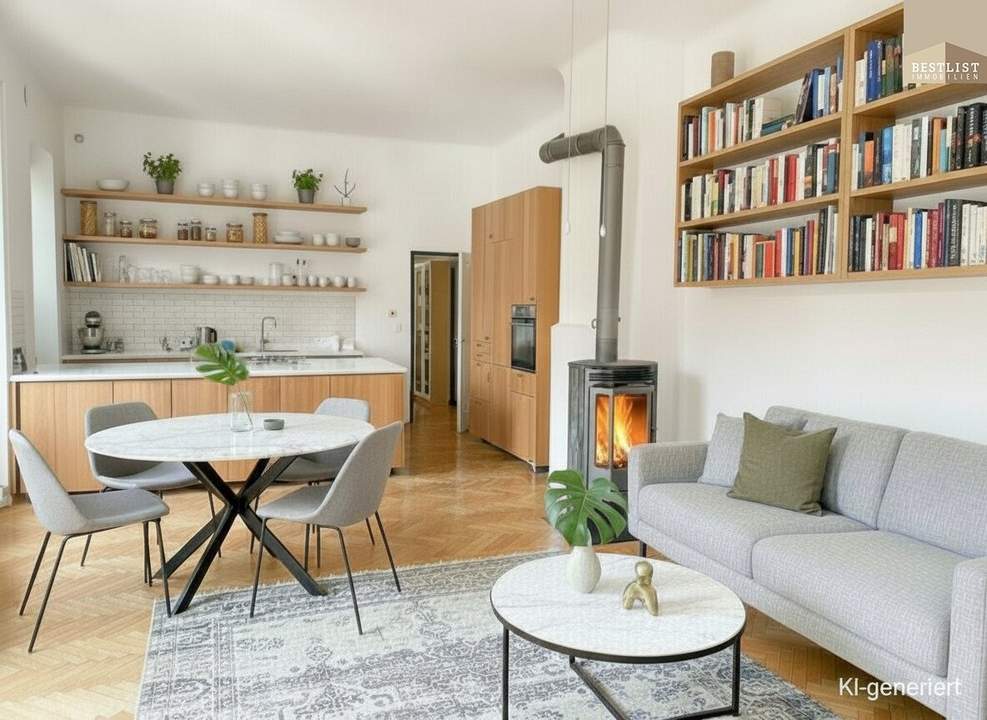 Großzügige, stilvolle Wohnung mit Charakter