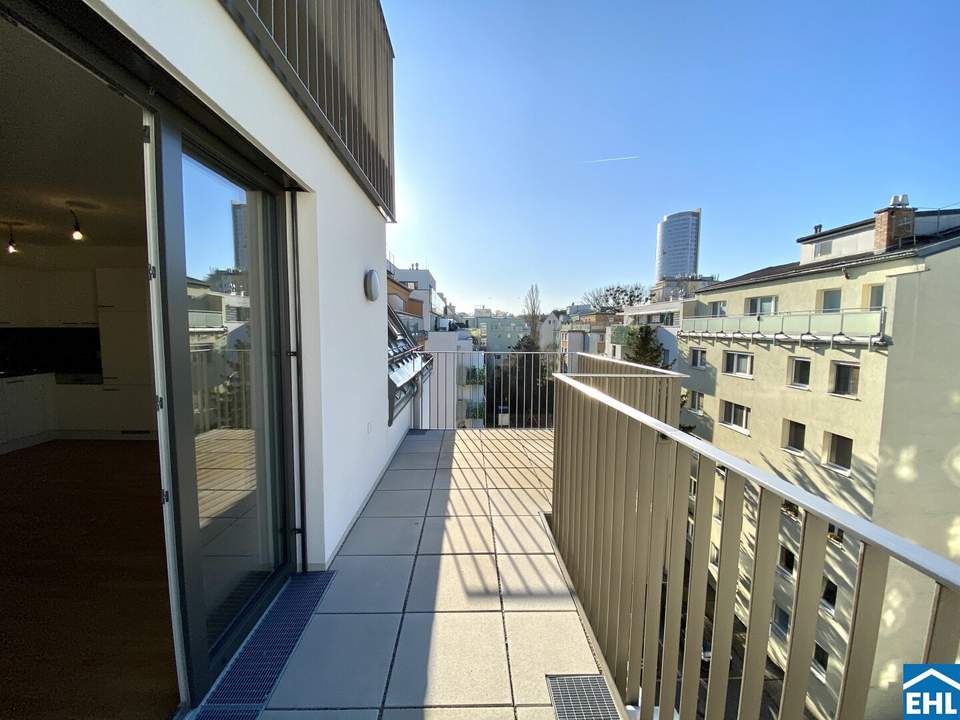 Schöne 2 Zimmerwohnung mit Freifläche nahe dem Floridsdorfer Wasserpark