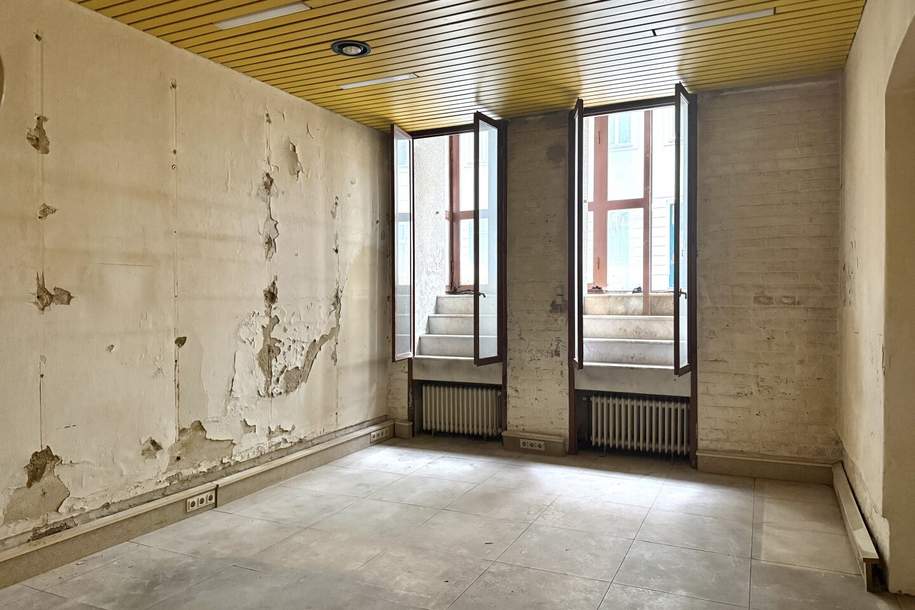 Charmantes Souterrain-Atelier mit Straßenzugang &amp; Auslagefläche im stilvollen Altbau | 1090 Wien, Gewerbeobjekt-miete, 407,24,€, 1090 Wien 9., Alsergrund