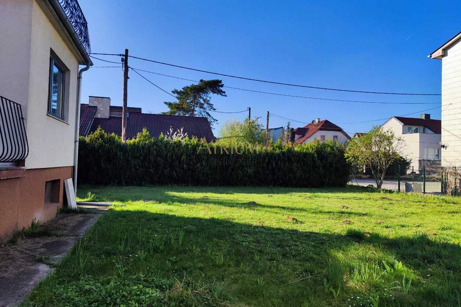 Nähe 1210 Wien Stadtgrenze - Haus mit 6 Zimmer, Garten & Terrassen, Haus-kauf, 490.000,€, 2201 Korneuburg
