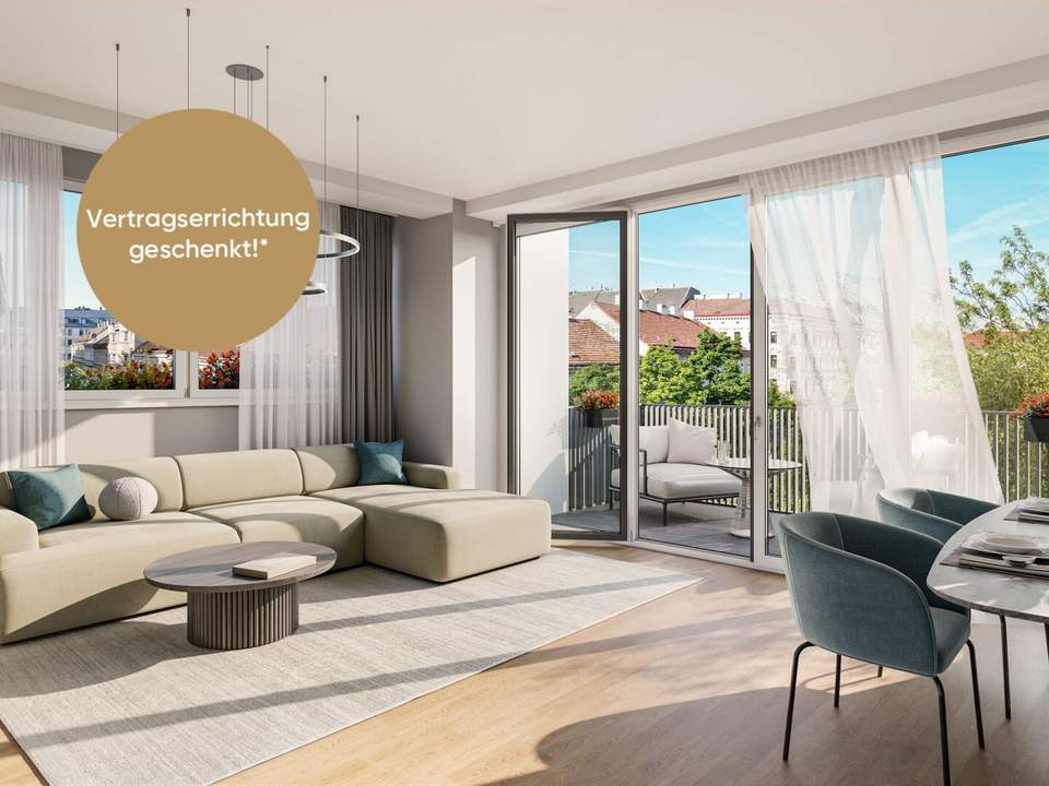 THE ARIK · Urban und Grün – 4 Zimmer mit Balkon zur Parkseite