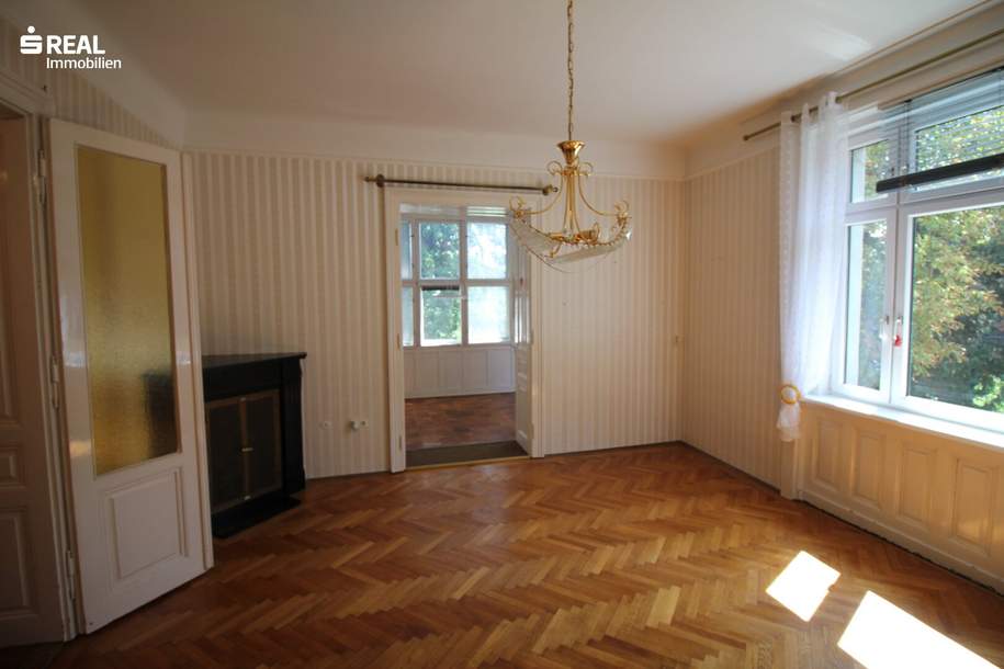 Traumlage, helle Altbauwohnung 2 Zimmer, Veranda & Eigengarten, Wohnung-kauf, 385.000,€, 1130 Wien 13., Hietzing