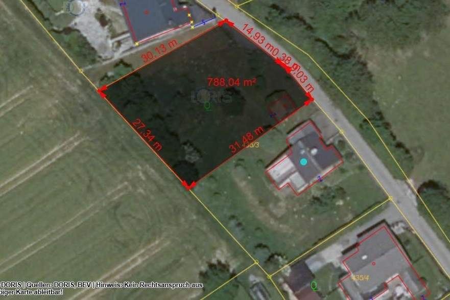 2 ca. 788m² Baugrundstücke um je €159.000,- mit Blick ins Grüne in ländlicher Ruhelage!, Grund und Boden-kauf, 159.500,€, 4663 Gmunden