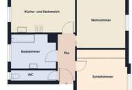 Ruhig gelegen & naturnah – 2-Zimmer Wohnung in Kennelbach mit viel Zubehör