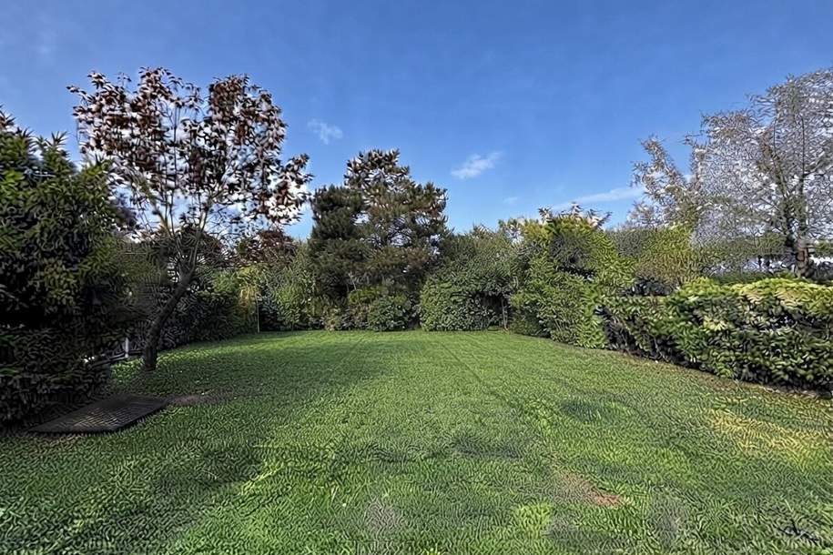 Grundstück mit Potenzial – Bestand sanieren oder neu bauen! | Teilunterkellert | Ruhiger, gepflegter Garten, Grund und Boden-kauf, 398.000,€, 1220 Wien 22., Donaustadt