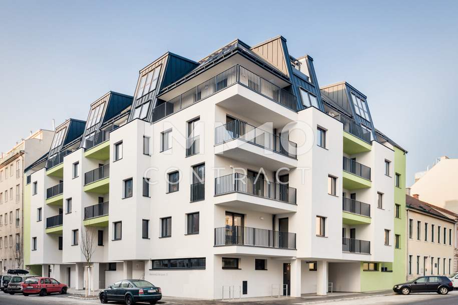 UNBEFRISTET! Kompakte 3 Zimmer-Wohnung mit Loggia+Garage in Plankenbüchlergasse 15-Top 19!, Wohnung-miete, 1.083,41,€, 1210 Wien 21., Floridsdorf