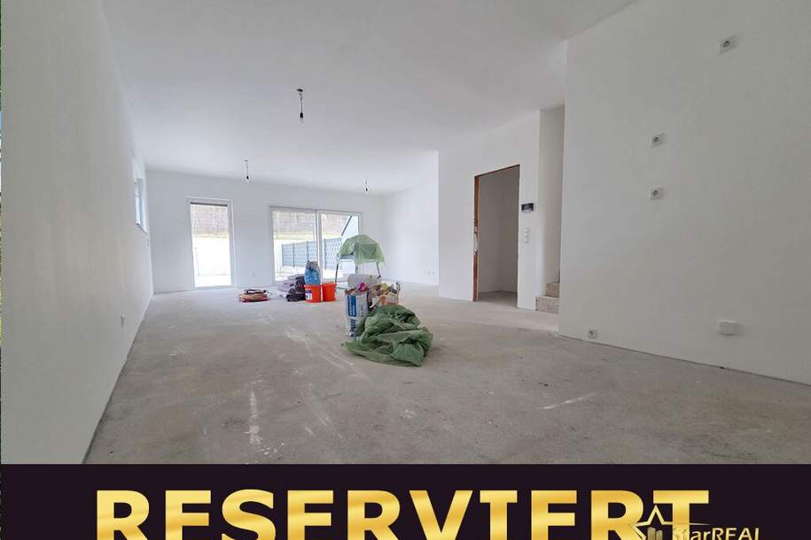 RESERVIERT! 208 m² NFL! 5-ZIMMER, KELLER, BALKON, TERRASSE, CARPORT UND GROSSER GARTEN. ZIEGELQUALITÄT MIT UNVERBAUBAREM GRÜNBLICK., Haus-kauf, 499.900,€, 2113 Korneuburg