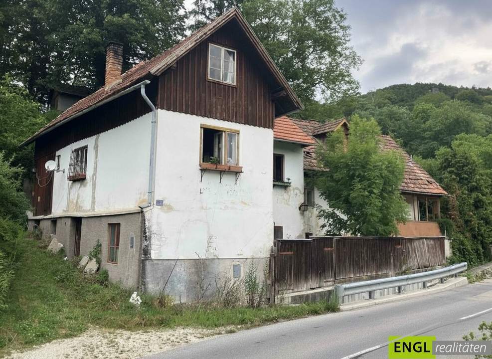 7,6 % Rendite – vermietete Doppelhaushälfte mit zusätzlicher Wohneinheit zur Renovierung und Selbstnutzung.