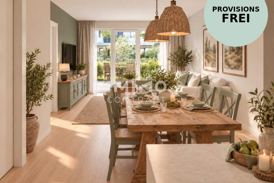 Familienhit im Grünen – Provisionsfreier Erstbezug mit Eigengarten und großzügiger Terrasse nahe Laxenburg, Wohnung-kauf, 223.500,€, 2481 Mödling