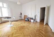 SIEBENBRUNNENPLATZ, gepflegte 85 m2 Altbau, 3 Zimmer, Küche, Wannenbad, Parketten, WG-geeignet, Reinprechtsdorfer Straße