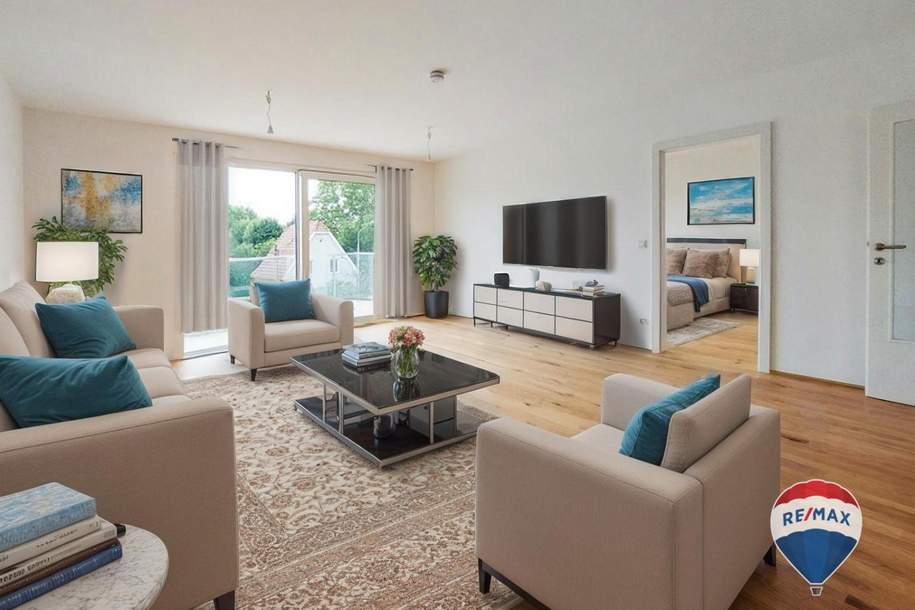 Erstbezug | Geräumige 2-Zimmer-Wohnung | Hochwertiges Neubauprojekt, Wohnung-kauf, 479.900,€, 1220 Wien 22., Donaustadt