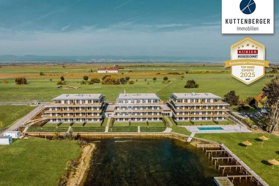 Neue und großzügige 2 Zimmer Dachgeschoßwohnung im Seepark Oggau! PROVISIONSFREI für den Käufer!, Wohnung-kauf, 399.000,€, 7063 Eisenstadt-Umgebung