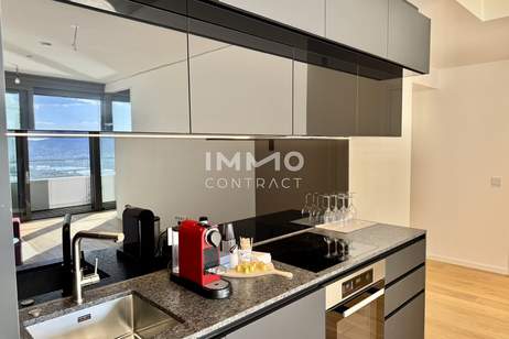 DANUBEFLATS - 30. Etage: Exklusive XXL-2-Zimmer Wohnung. Elevate your Lifestyle, Wohnung-kauf, 424.710,€, 1220 Wien 22., Donaustadt