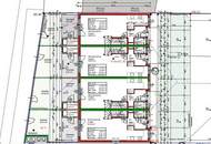 "PROVISIONSFREI " Baubewilligung für 8 Reihenhäuser mit Terrassen und Gärten